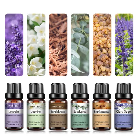 Puur natuurlijke etherische olie - aromaolie - sandelhout - wierook - salie - lavendel - eucalyptus - jasmijn - 10ml - 100mlM...