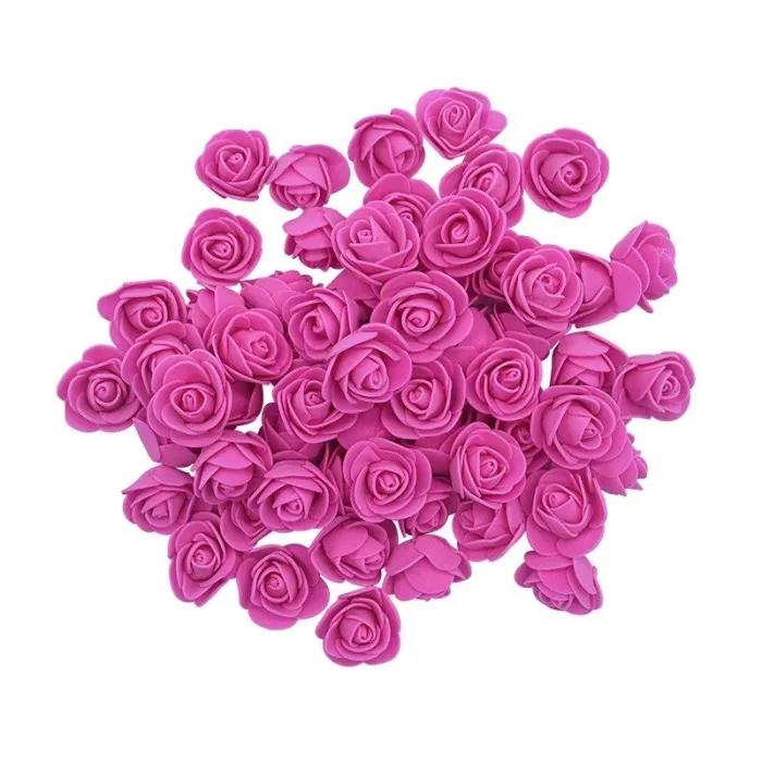 Kunstrozen - gemaakt van schuim - ter decoratie - 3 cmKunstbloemen
