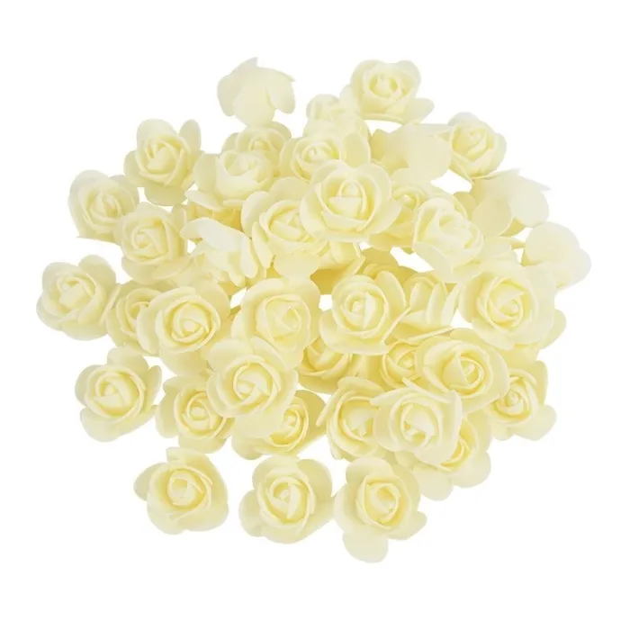 Kunstrozen - gemaakt van schuim - ter decoratie - 3 cmKunstbloemen