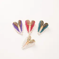 Crystal angel wings broochBrooches