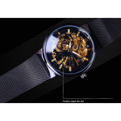 FORSING - luxury mechanical watch - waterproof - skeleton designWatches