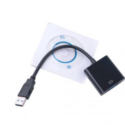 USB 3 naar VGA-adapter - kabel - 1080p - monitoraansluitingKabels