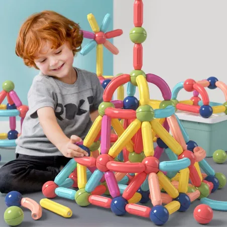Magnetic building blocks - sticks - balls - big size - educational toyConstruction