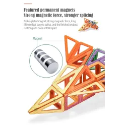 Magnetische bouwstenen - bouwset - groot formaat - educatief speelgoedConstructie