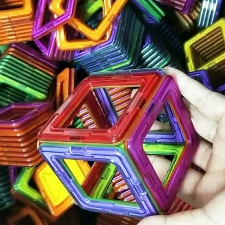 Magnetische bouwstenen - bouwset - groot formaat - educatief speelgoedConstructie