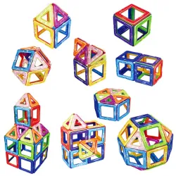 Magnetische bouwstenen - bouwset - groot formaat - educatief speelgoedConstructie
