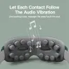 4D smart eye massager - muziek - ritme - vibratie - relax - acupressuur - verlicht vermoeidheid/donkere oogkringenMassage