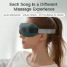 4D smart eye massager - muziek - ritme - vibratie - relax - acupressuur - verlicht vermoeidheid/donkere oogkringenMassage