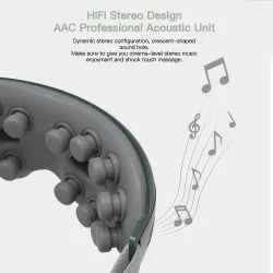 4D smart eye massager - muziek - ritme - vibratie - relax - acupressuur - verlicht vermoeidheid/donkere oogkringenMassage