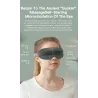 4D smart eye massager - muziek - ritme - vibratie - relax - acupressuur - verlicht vermoeidheid/donkere oogkringenMassage