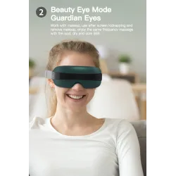 4D smart eye massager - muziek - ritme - vibratie - relax - acupressuur - verlicht vermoeidheid/donkere oogkringenMassage