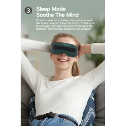 4D smart eye massager - muziek - ritme - vibratie - relax - acupressuur - verlicht vermoeidheid/donkere oogkringenMassage