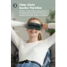 4D smart eye massager - muziek - ritme - vibratie - relax - acupressuur - verlicht vermoeidheid/donkere oogkringenMassage