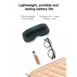 4D smart eye massager - muziek - ritme - vibratie - relax - acupressuur - verlicht vermoeidheid/donkere oogkringenMassage