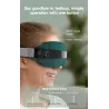 4D smart eye massager - muziek - ritme - vibratie - relax - acupressuur - verlicht vermoeidheid/donkere oogkringenMassage