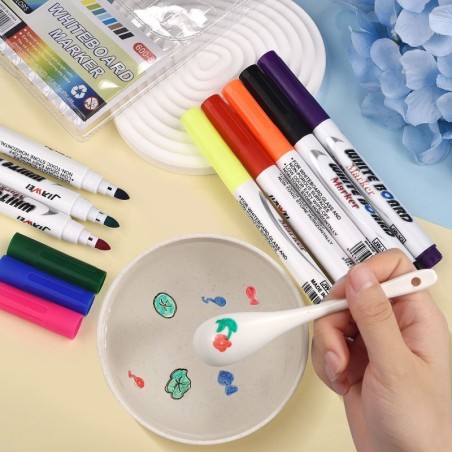 Water schilderen - magische balpennen - whiteboard marker - water drijvende tekeningPennen & Potloden