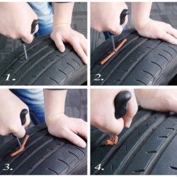 Tubeless tire repair rubber strips - 50 piecesTire repair parts