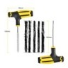 Car tire - repair kit - rubber strips - needle tool - toolsTire repair parts