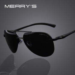MERRY'S - gepolariseerde herenzonnebril - aluminium frameZonnebrillen