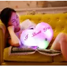 Hartvormig kussen z - I LOVE YOU - LED-verlichtingKnuffels