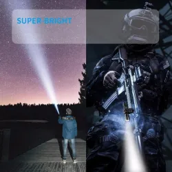XHP220 / XHP120 - krachtige LED zaklamp - tactische / militaire zaklamp - USB - waterdicht - zoombaar - 5000000 LMZaklampen