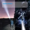 XHP220 / XHP120 - krachtige LED zaklamp - tactische / militaire zaklamp - USB - waterdicht - zoombaar - 5000000 LMZaklampen