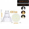 GU10 LED spotlampen - 110V 220V 24V - 4W - 6W - 8W - 10 stuksGU10