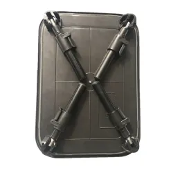 Visaastafel - campingtafel - uitschuifbare potenOutdoor & Kamperen