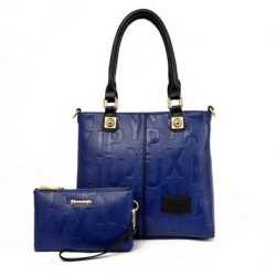 Luxurious shoulder bag - large capacity - set with a walletSets