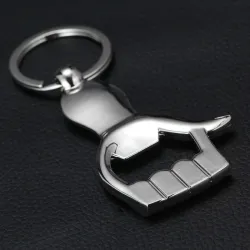 Duim omhoog - metalen flesopener - met sleutelringSleutelhangers