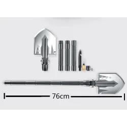Multifunction foldable shovel - aluminum - military - survivalSurvival tools