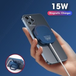 Magnetische draadloze oplader - snel opladen - met houder - USB C - voor IPhone 12 Pro / SamsungOpladers