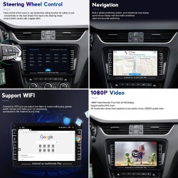 8 inch DIN2 autoradio - Bluetooth - Android - Mirror Link - 1GB RAM / 16 GB ROM - camera - DVR - voor Mercedes Benz B200Din 2