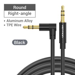 Male to male Aux HiFi cable - 3.5mm - headphones / speaker cableCables