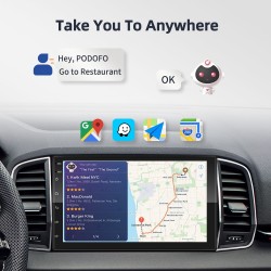 Android 9 car radio - 2GB-32GB - Bluetooth - camera - Wifi - GPS - MirrorLinkDin 2