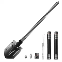 Multifunctionele technische schop - opvouwbaar - militair / survivaltool - setSurvival gereedschap