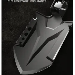 Multifunctionele technische schop - opvouwbaar - militair / survivaltool - setSurvival gereedschap