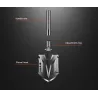 Multifunctionele technische schop - opvouwbaar - militair / survivaltool - setSurvival gereedschap