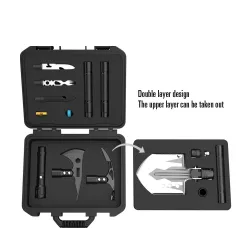 Multifunctionele opvouwbare schep - tuin / survival / camping tool - 76cmSurvival gereedschap