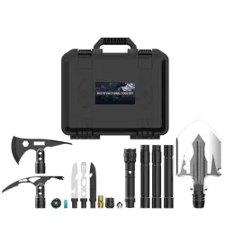 Multifunctionele opvouwbare schep - tuin / survival / camping tool - 76cmSurvival gereedschap