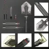 Multifunctionele opvouwbare schop - militair / camping / survival / noodhulpmiddelSurvival gereedschap