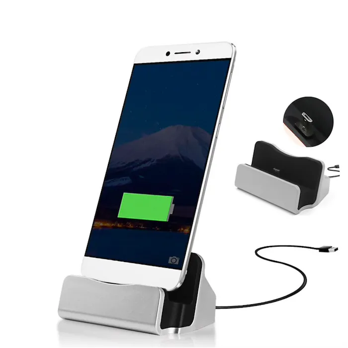 Universal charger - docking station - for smartphone with micro USB connectorChargers