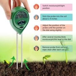 Soil PH tester - light / moisture / acidity testerGarden
