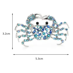 Strass krab - brocheBroches