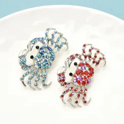 Strass krab - brocheBroches
