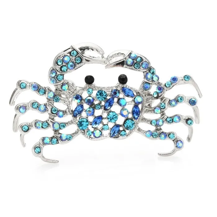 Strass krab - brocheBroches