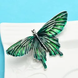 Emaille vlinder brocheBroches