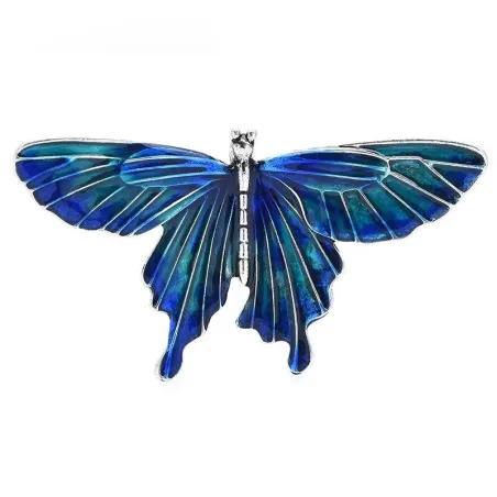 Emaille vlinder brocheBroches