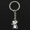 Schattige kleine muis - brons/zilver - sleutelhangerSleutelhangers