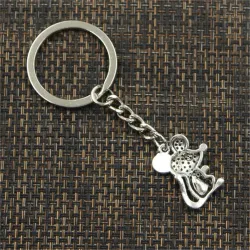 Schattige kleine muis - brons/zilver - sleutelhangerSleutelhangers
